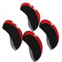 Couvre-tête de Club de Golf, 10 Pièces Un Ensemble Néoprène + Cuir Artificiel Couvre-tête de Club de Golf Ensemble D'étui de Pro