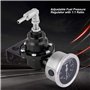 EBTOOLS pour regulateur de pression essence reglable Kit de Régulateur de Pression de Carburant Réglable Voiture Universelle 160