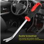 Tack Lifter, Dureté Élevée Arrache-Clou Tack Puller Tournevis Court à Boucle Outil de Tournevis Pour Enlever Les Agrafes Outil d