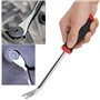 Tack Lifter, Dureté Élevée Arrache-Clou Tack Puller Tournevis Court à Boucle Outil de Tournevis Pour Enlever Les Agrafes Outil d