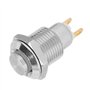 Interrupteur à Bouton Poussoir 10mm Interrupteur Bouton Poussoir en Acier Inoxydable Interrupteur de Démarrage Bouton Poussoir M