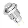 Interrupteur à Bouton Poussoir 10mm Interrupteur Bouton Poussoir en Acier Inoxydable Interrupteur de Démarrage Bouton Poussoir M