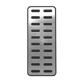 Alamor 1 Pcs De Voiture 304 SS Original Repose Pédale Pad Intérieur Couverture Repose-Pied en Alliage D'aluminium Universel pour