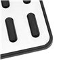 Alamor 1 Pcs De Voiture 304 SS Original Repose Pédale Pad Intérieur Couverture Repose-Pied en Alliage D'aluminium Universel pour