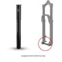 Lsaardth Fourche essieu-vélo moyeux Avant de vélo Tube Arbre axe Levier 100 * 15mm pour Accessoire de Fourche Rock Shox