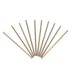 Lot de 10 électrodes de soudage - 3 mm de diamètre - 100 mm de long - Barres rondes en laiton - Pour réparation de soudage