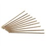 Lot de 10 électrodes de soudage - 3 mm de diamètre - 100 mm de long - Barres rondes en laiton - Pour réparation de soudage, bras