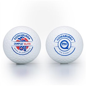 Kookaburra Dimple Elite Balle de Hockey Blanc