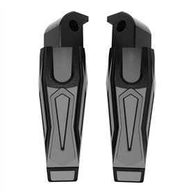 AUROLYNNE Repose Pieds Moto Mode Noir Pour Tmax 530 500 560