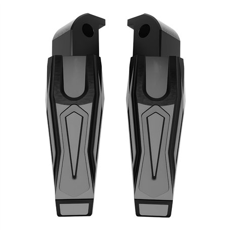 AUROLYNNE Repose Pieds Moto Mode Noir Pour Tmax 530 500 560
