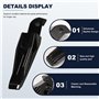 AUROLYNNE Repose Pieds Moto Mode Noir Pour Tmax 530 500 560
