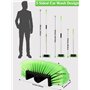 Brosse Lavage Voiture PBT Cinq Côtés 60" 151cm avec Poignée Longue Extensible Brosse Récurage à Poils Doux pour Extérieur Intéri