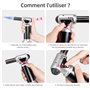 Carehabi Chalumeau de Cuisine, Flamme Réglable Chalumeau avec Verrouillage de Sécurité, Rechargeable Briquet Chalumeau Pour Cuis