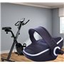 YBEKI 1 paire de pédales de vélo d'appartement de qualité supérieure avec sangles, broche 9/16" (14,3 mm), pédales de vélo, régl