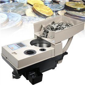 LSBHPPD Trieuse Pièces Compteur Et Rouleau Trieuse Pièces Compteuse Pièces Coin Comptage Machine avec Tri Pièces à Grande Vitess