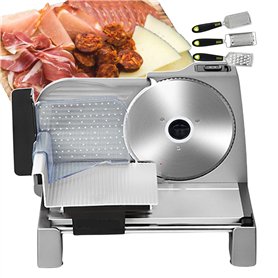 forplubossmmp Trancheuse À Viande Et Légumes Électrique pour Usage Domestique | Trancheuse À Viande avec Épaisseur Réglable De 0