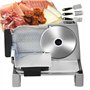 forplubossmmp Trancheuse À Viande Et Légumes Électrique pour Usage Domestique | Trancheuse À Viande avec Épaisseur Réglable De 0