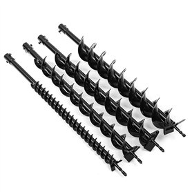 Perceuse à la terre de 800mm Dual Blade Foret Foret Boreuse de foreuse pour Earth Post-Post Trou Digger Outil Power Tool Accesso