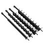 Perceuse à la terre de 800mm Dual Blade Foret Foret Boreuse de foreuse pour Earth Post-Post Trou Digger Outil Power Tool Accesso