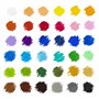 MONT MARTE Pastels à l'huile – 36 Pièces – Pastel Sec Doux pour l'Art – Couleurs intenses, haute Pigmentation – Idéal pour la Pe