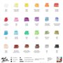 MONT MARTE Pastels à l'huile – 24 Pièces – Pastel Sec Doux Hydrosolubles – Couleurs intenses, haute Pigmentation – Idéal pour la