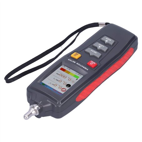 Analyseur de vibration numérique LCD couleur mesure l'accélération et les paramètres de fréquence