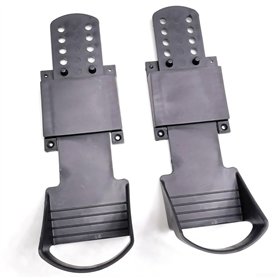 Zoegneer Lot de 2 pédales de rameur en plastique pour équipement de fitness