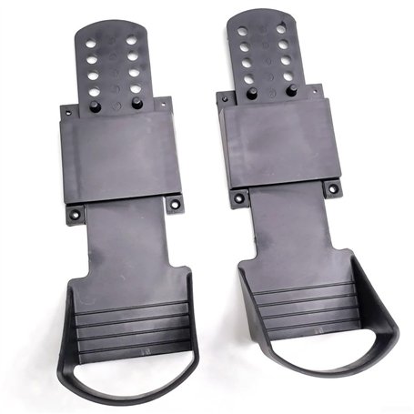 Zoegneer Lot de 2 pédales de rameur en plastique pour équipement de fitness