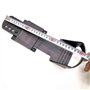 Zoegneer Lot de 2 pédales de rameur en plastique pour équipement de fitness, rameur, noir, 30 x 10 x 5 cm