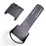 Zoegneer Lot de 2 pédales de rameur en plastique pour équipement de fitness, rameur, noir, 30 x 10 x 5 cm