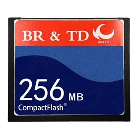 Carte compacte de mémoire Flash br & TD ogrinal Carte d'appareil Photo 256MB