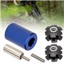Konuooer Outils Fourche VTT Écrous de Fourche de Vélo en Forme D'étoile, Douille de Casque pour Taille 22.2 mm, 25.4 mm, 28.6 mm