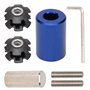 Konuooer Outils Fourche VTT Écrous de Fourche de Vélo en Forme D'étoile, Douille de Casque pour Taille 22.2 mm, 25.4 mm, 28.6 mm