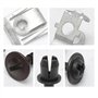Konuooer Kit de montage vis cache pour moteur - Clips de réparation - Protection de moteur - Clip de fixation - Couvercle de mot