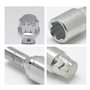 Konuooer 4X Ecrous de Roue Antivol Jeu de Boulons Roue Antivol Roue compatibles pour A1 A3 A4 A5 Golf Jetta Seat O-pel Vivaro X3