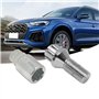 Konuooer 4X Ecrous de Roue Antivol Jeu de Boulons Roue Antivol Roue compatibles pour A1 A3 A4 A5 Golf Jetta Seat O-pel Vivaro X3