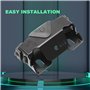 Konuooer Loquet Gache Serrure de Coffre Arrière Hayon Mécanisme Loquet Verrouillage Coffre de Hayon compatible pour 206 1998 à 2