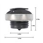 MangWany Bouchon de réservoir avec 2 clés pour Volvo Camion Scania R/T/P/G MAN Diesel 60 mm