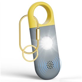 Allarme di sicurezza personale per le donne - Portachiavi autodifesa da 130 dB con luce stroboscopica a LED Sos - Dispositivi di