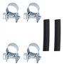 Kit de support de réservoir de carburant ZEALfix pour systèmes de chauffage Eberspacher/Webasto, universel, acier inoxydable, po