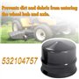 Lot de 4 capuchons d'essieu pour tracteur de pelouse, 532104757 - Capuchons de moyeu adaptés aux enjoliveurs d'essieu pour Craft