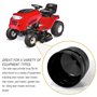 Lot de 4 capuchons d'essieu pour tracteur de pelouse, 532104757 - Capuchons de moyeu adaptés aux enjoliveurs d'essieu pour Craft