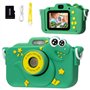 Appareil Photo Enfant 2.0 Pouces Appareils Photos Numériques pour Enfants 20MP/1080P Caméra Vidéo Selfie Dinosaure Appareil Phot