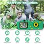 Appareil Photo Enfant 2.0 Pouces Appareils Photos Numériques pour Enfants 20MP/1080P Caméra Vidéo Selfie Dinosaure Appareil Phot