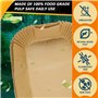 Lot de 100 feuilles de papier sulfurisé rectangulaires pour friteuse à air chaud, pour Ninja Double Stack XL 9,5 l SL400EU, AF40