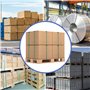 Kit de cerclage d'emballage de palettes – Outils de bande 5 en 1 pour cerclage, comprend un tendeur de scellage, 41,6 m de long 