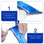 Zivacate Presse Tube Dentifrice, Presse Tube 6 Pièces, Forme de Clé en métal Presseur de Dentifrice, Distributeur de Dentifrice 