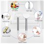 Zivacate Presse Tube Dentifrice, Presse Tube 6 Pièces, Forme de Clé en métal Presseur de Dentifrice, Distributeur de Dentifrice 