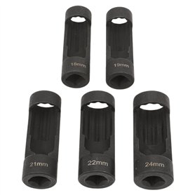 FanPaYY Écrous Douilles à Ressort Douille Outil de Montage Amortisseur 12 Points 1/2 Entraînement 18 mm 19 mm 21 mm 22 mm 24 mm