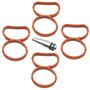 Arotzelox Kit de Suppression Clapets D'admission pour E81 E87 E88 E82 E90 E91 E92 E93 E60 E61 X1 X3 11618507239 joints de collec